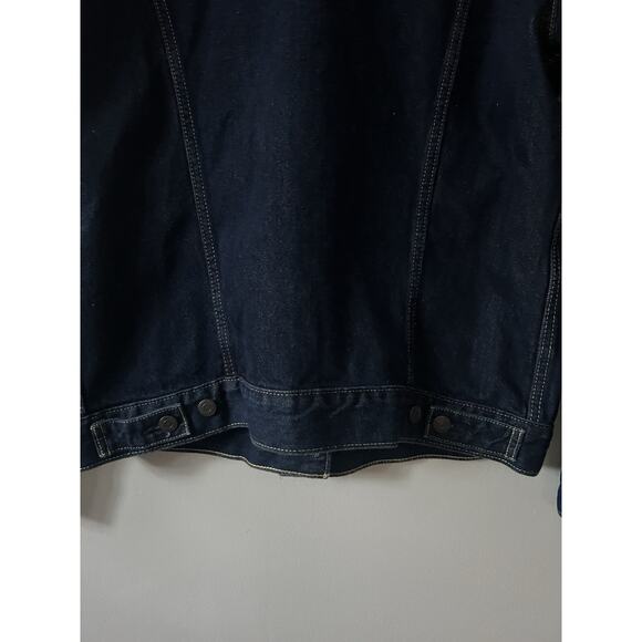 Levi's Strauss Men's Denim Trucker Jacket Medium Wash Size LARGE Jean Coat - Picture 13 of 13